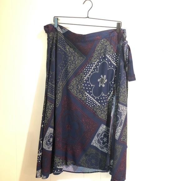 Modcloth Midi Wrap Skirt Size 2x (B9) - Picture 1 of 8